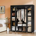 59 x 17.7 x 69 Inches Clothes Storage Organizer, Portable Closet Wardrobe for Bedroom with Non-Woven Fabric Cover, 12 Compartments Clothing Storage