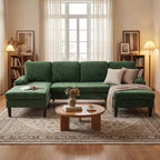 Divano Sezionale, Divano a U con Doppia Chaise Longue