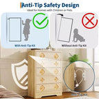 Cassettiera alta scanalata con maniglie in metallo, grande armadio contenitore per camera da letto spazioso organizzatore per vestiti per asilo nido soggiorno