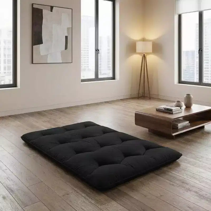 Materasso Futon, Materasso Giapponese Pieghevole Portatile, Materassino da Pavimento Arrotolabile