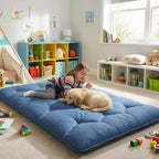 Materasso Futon, Materasso Giapponese Pieghevole Portatile, Materassino da Pavimento Arrotolabile
