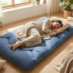 Materasso Futon, Materasso Giapponese Pieghevole Portatile, Materassino da Pavimento Arrotolabile
