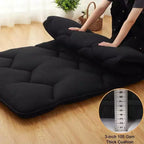 Materasso Futon, Materasso Giapponese Pieghevole Portatile, Materassino da Pavimento Arrotolabile