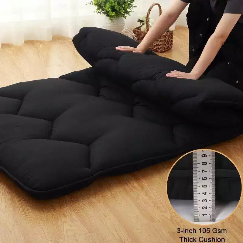 Materasso Futon, Materasso Giapponese Pieghevole Portatile, Materassino da Pavimento Arrotolabile
