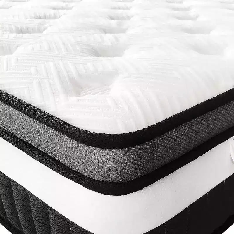 Materasso Scontato Queen Medium da 14 pollici in Scatola Bianco