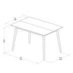 Tavolo da pranzo moderno metà secolo 48