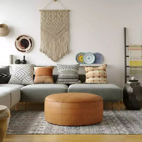 Pouf tavolino rotondo 32