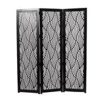 Olivia & May Wooden 3 Panel Room Divider Screen