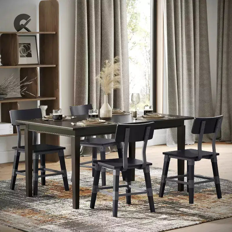 Sedie da Pranzo con Supporti in Acciaio e Poggiapiedi - Confezione da 2