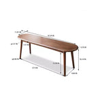 Panca da pranzo, panca da cucina da interno da 47,2 pollici, panca scarpiera da ingresso, panche in legno di rovere per soggiorno, sala da pranzo, corridoio