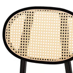 Set pranzo in legno stile Mid-Century Modern 5 pezzi