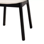 Set pranzo in legno stile Mid-Century Modern 5 pezzi